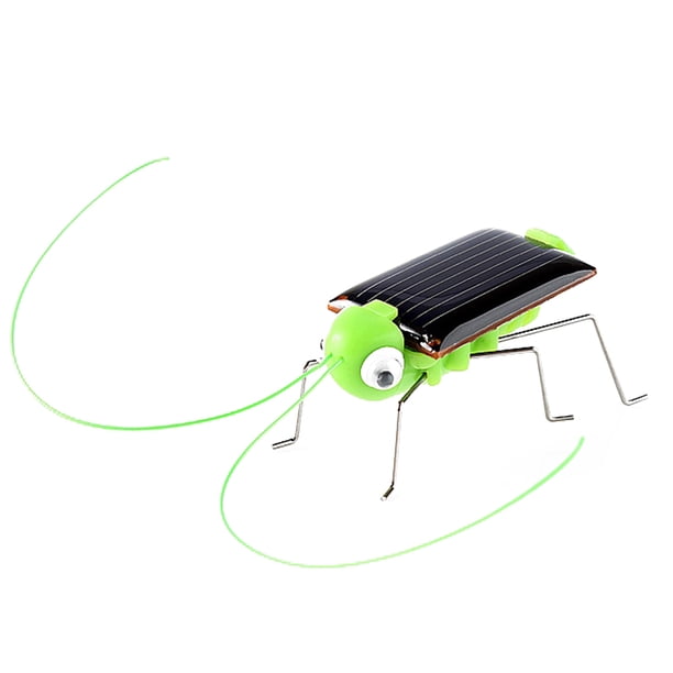 Niños Educativos Solar Powered Grasshopper Robot Juguetes Niños Simulados Insectos Regalo Jumpingount WJ3890-00B
