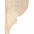 thumbnail image 3 of 3 1/2"W x 10"D x 14"H Ridgewood Smooth Corbel, Douglas Fir, 3 of 9
