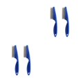 thumbnail image 1 of kurtrusly 2pack/lot Easy-to Flea Comb For Cats And Dogs Durable Comfortable Grip Robust blue L 2Set, 1 of 6