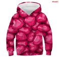 thumbnail image 3 of Sudadera con capucha para niños y niñas con estampado 3D de comida divertida, dulces, macarrones, ropa para adolescentes, jerséis de Nutella para niños, 3 of 5