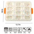 thumbnail image 4 of Mini Baguette Baking Sheet, 34.5x 24 Cm, Non-stick Loaf Baking Pan, 4 of 4