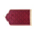 thumbnail image 4 of Rongfmy Classic Prayer Rug Comfortable Anti Slip Wedding floor Carpet Travel Praying Mat Red, 4 of 9