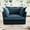 Blue, variant on Blue Chenille Armchair - Comfortable Single Couch for Home