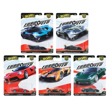 Hot Wheels Premium Car Culture 2025 Euro Speed FPY86-961L Set of 5