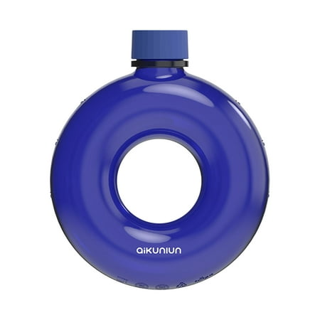 

CHGBMOK Q-Shaped Kettle Sports Kettle Q-Shaped Outdoor Sports Tumble Resistant Kettle Camping Hiking Portable Kettle 800Ml