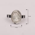 thumbnail image 5 of Mooneye 0.70 CTW Natural Diamond Polki Solitaire Ring 925 Sterling Silver Women Wedding Jewelry, 5 of 5