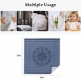 thumbnail image 4 of Nautical Compass Cloth Napkins, Navy Blue Striped Coastal Compass Washable and Reusable Dinner Napkins Set of 8, Table Napkin for Kitchen Party Birthday Wedding Hotel Housewarming 20"x20", 4 of 8