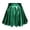 Green, variant on Shiny Skirts for Women Ladies' Hot Stamping Pleated Skirt Plus Size Girls' Sports and Casual Short Skirt Waist Cinching Umbrella Skirt