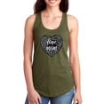 thumbnail image 1 of Love You Mom Carved Heart Racerback Tank Women -Image by Shutterstock, Female x-Large, 1 of 4