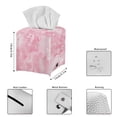 thumbnail image 5 of ZUXONGSY Marble Print Square Tissue Box Cover PU Leather Tissue Cube Box Cover Lightweight Tissue Box Cover Waterproof Tissue Box Cover Home Accessories Decoration, 5 of 7