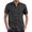 Black, variant on Male Summer Casual Polka Dot Striped Print Design Shirt Short Sleeve Turn Down Collar Shirts T Shirts Men Fashion Sleeve Pajama Flag Shirt T Shirts for Men Tall Rose Shirt Men 70s Shirts Men Mens