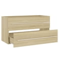 thumbnail image 2 of Charmma 2 Piece Bathroom Furniture Set Sonoma Oak Chipboard, 2 of 12