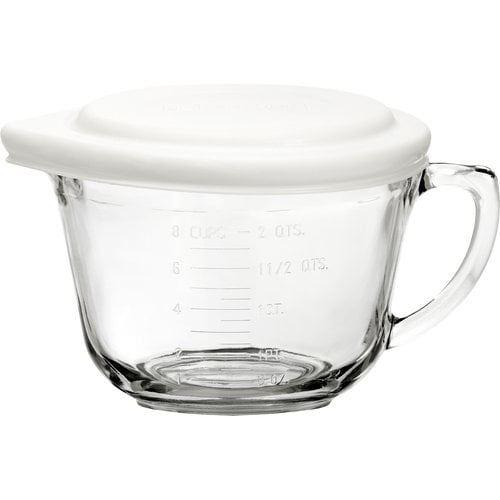 Anchor Hocking 2 Quart Glass Batter Bowl with Lid - Walmart.com