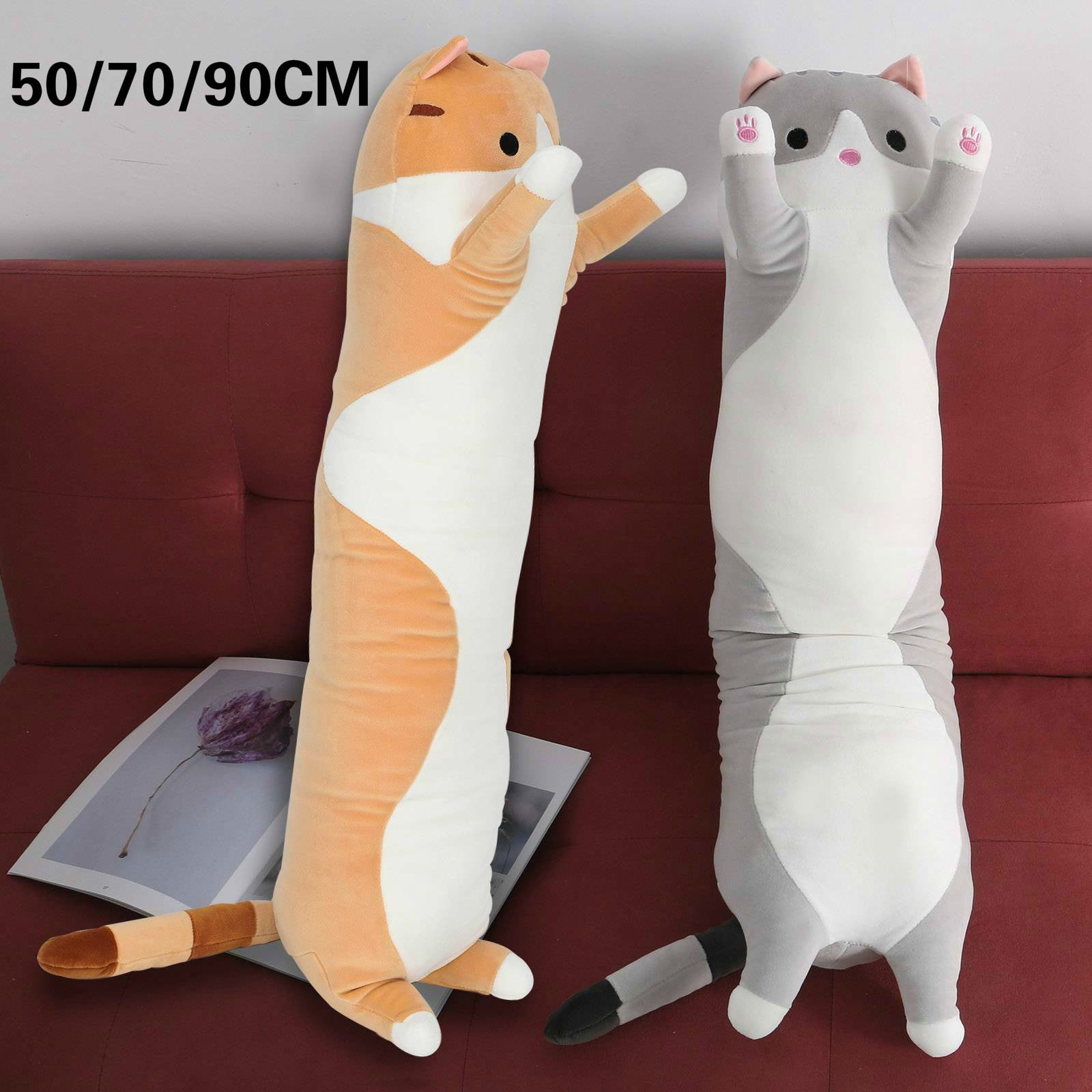 50/70/90cm super Long Cute Cat Doll Plush Toy Soft Stuffed Sleeping Pillow new