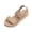 Khaki, variant on Wide Width Sandals for Women Plus Size Fit Comfortable Wear Trendy Fashion Style Women's Womens Sandals