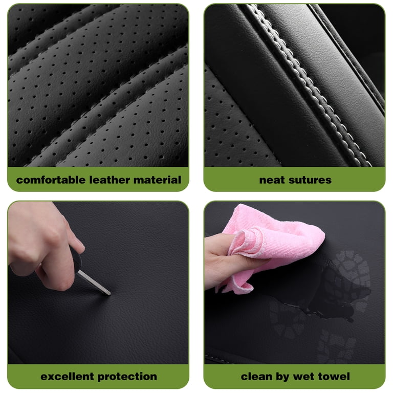 LuckySHD Black PU Leather Handbrake Cover With Bling Rhinestone Crown - Universal Car Gear Shift Decor Accessory