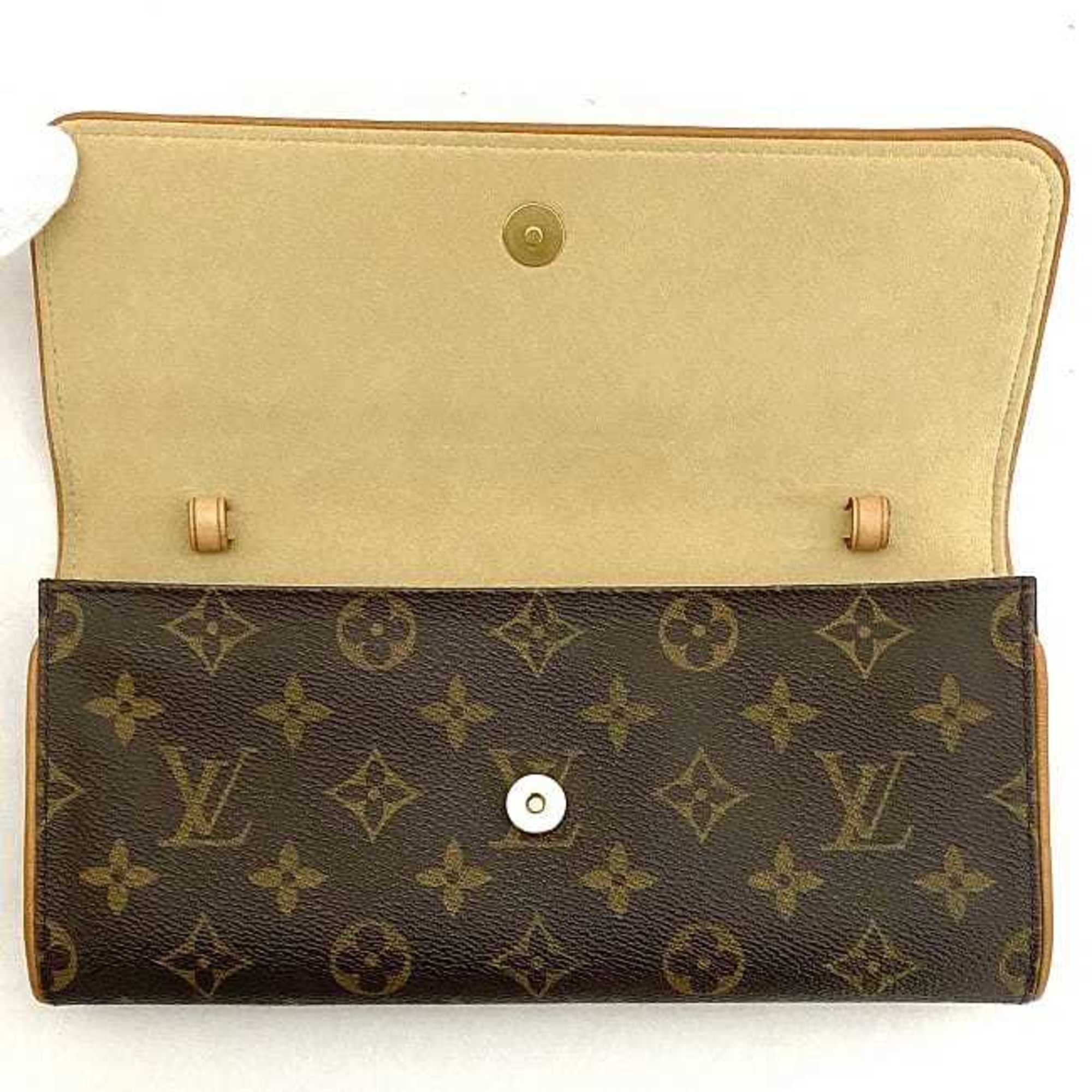 Used Louis Vuitton Pochette Twin Gm Brw/Pvc/Brw/M51852 Bag