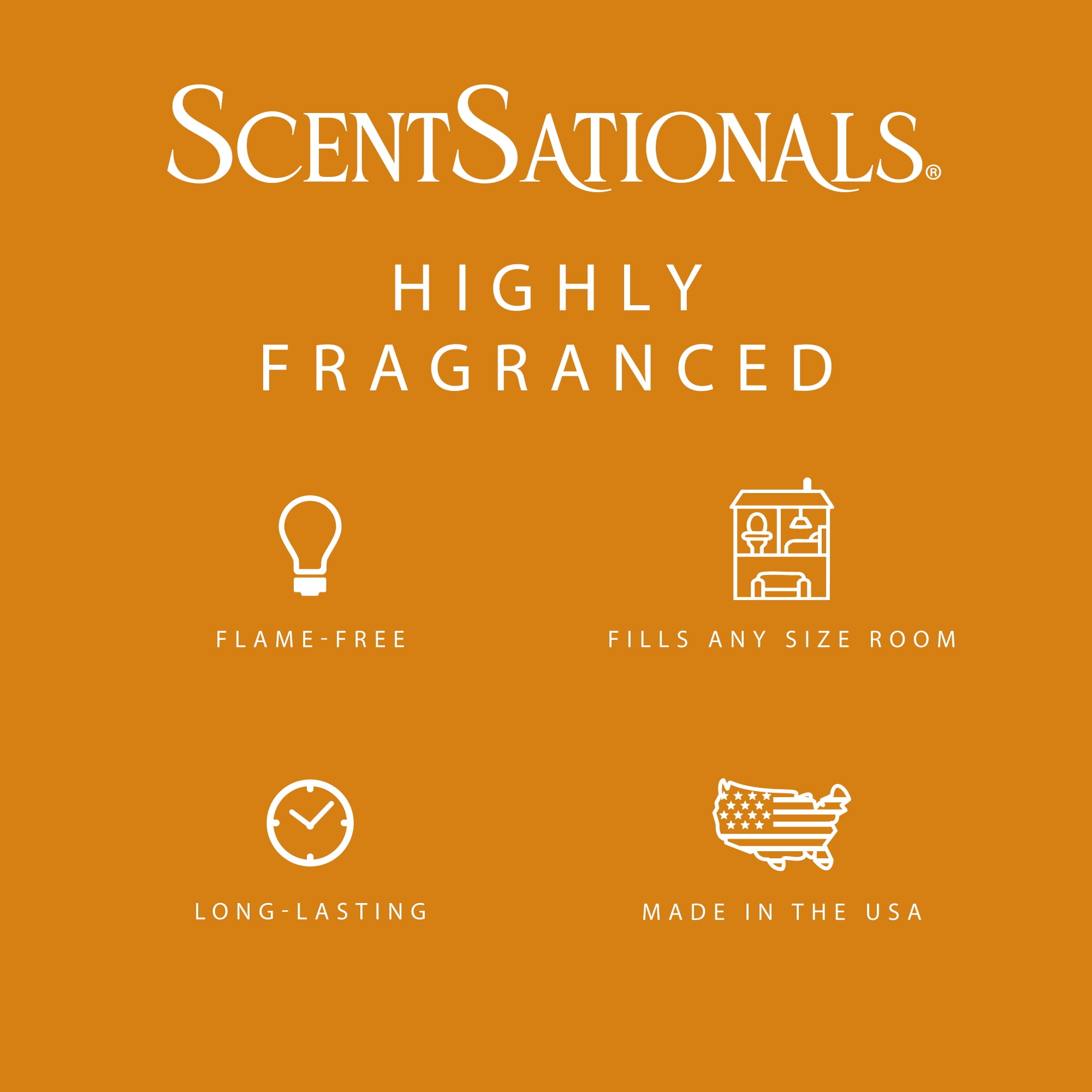 (5 pack) Caramel Pumpkin Scented Wax Melts, ScentSationals, 2.5 oz (1-Pack)