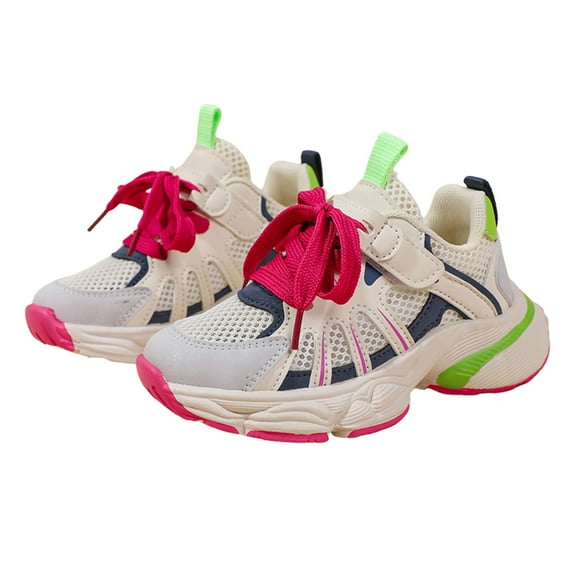 Siilsaa Shoes for Kids Shoes Antiskid Tennis Sneakers Outdoor Casual Kids Shoes Running Shoes Pink,31