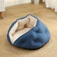 thumbnail image 5 of CSCHome Round Soft Plush Fluffy Dog Bed Donut Round Calming Anti-Anxiety Pet Bed Washable Pet House Cave Bed for Indoor Kitty, 5 of 8