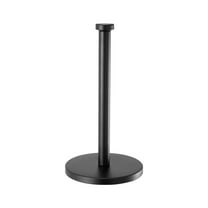 Adjustable Stainless Steel Paper Towel Holder - Countertop Kitchen Organizer, Sturdy Base