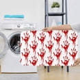 thumbnail image 7 of Bathroom Rugs Sets 3 Piece - Red Bloody Scary Hands Absorbent Non Slip Bath Mats, U-Shape Toilet Lid Cover, Contour Mat, Soft Washable Shower Mats Bath Rug Mat for Bathroom Tub Toilet, 7 of 7