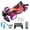Red, variant on Happydeer Remote Control Auto, Electric Racing Car RC Car, 2.4GHz Remote Control Drift Car with Spray Music Light High Speed Four-Wheels Drive Remote-Controlled Toys, Red