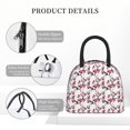 thumbnail image 4 of Balery Cherry Blossoms Bolsa de Almuerzo para Mujeres, Caja de Almuerzo, Bolsa de Almuerzo Pequeña Impermeable, Tote de Almuerzo Reutilizable con Gran Capacidad, 4 of 6