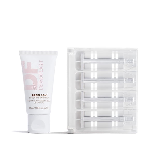 DERMAFLASH ESSENTIALS Dermaplaning Kit de reposición para mujer (suministro de 4 semanas)