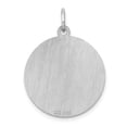 thumbnail image 4 of White Sterling Silver Charm Pendant 26 mm 19 Rhodium-Plated Springer Spaniel Disc, 4 of 4