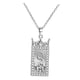 thumbnail image 1 of Collares para parejas, cadena larga ajustable, dijes, corona, colgante, collar para Plata, 1 of 9