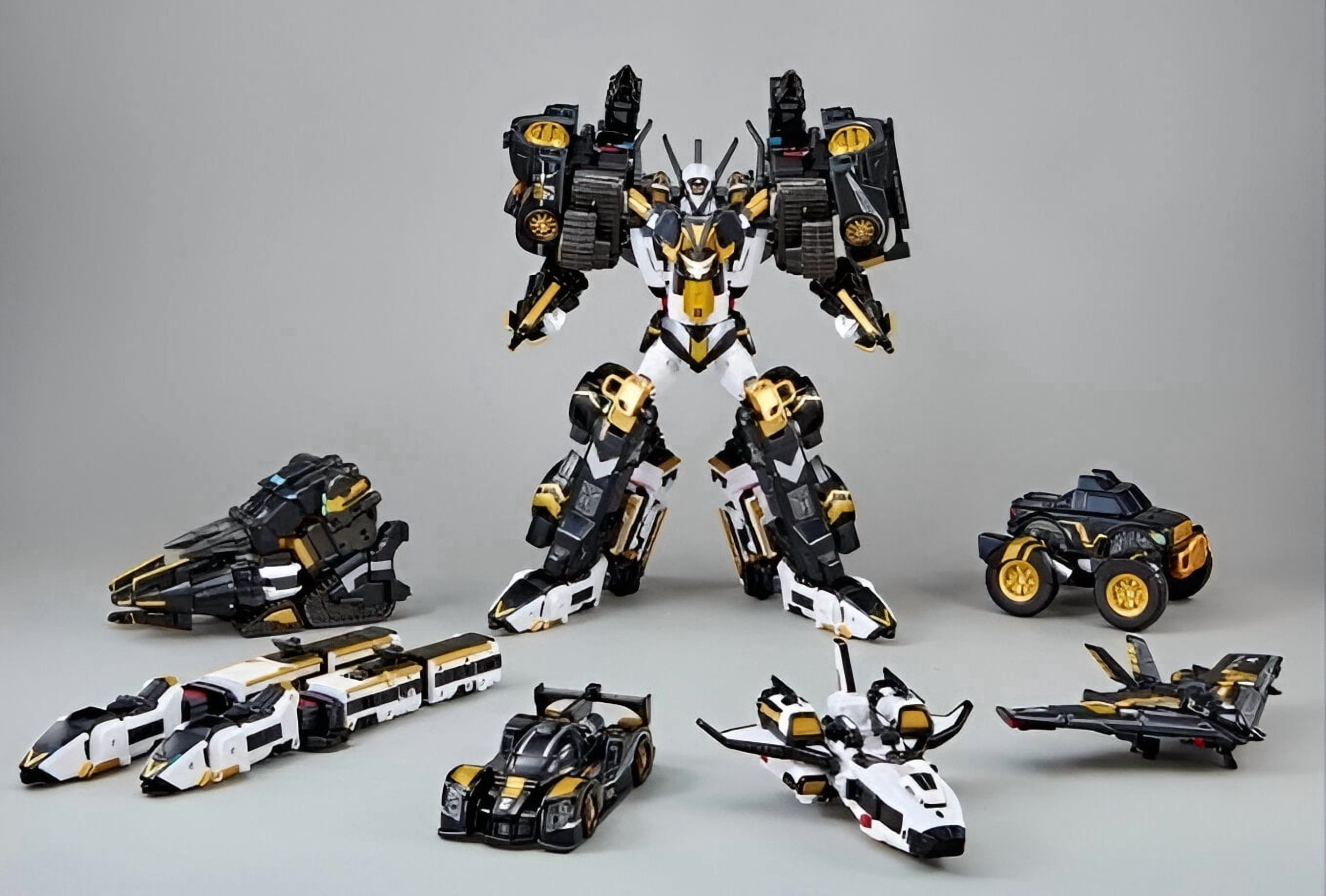 Tobot Master V Black Edition 6-in-1 Transforming Robot Toy – 15th Anniversary Limited