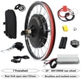thumbnail image 2 of 20" Rear Wheel Conversion Kit Hub 48V 1000W Electric Bicycle Ebike Motor Cycling, 2 of 8