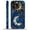 Blue Stained Glass Golden Sun Moon, variant on FKBRCL4U Compatible with iPhone 16 Matte Case, Sea Turtle Ocean Stained Glass Pattern for Girl Full Body Design Soft Silicone Drop Shock Scratch Protection for iPhone 16