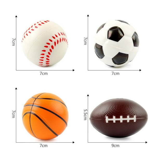 Mini-ballon de soccer de 13 cm (5 po) en mousse NERF