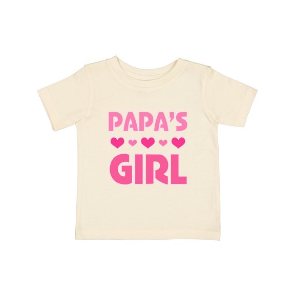 Inktastic Papas Girl Granddaughter Girls Baby T-Shirt