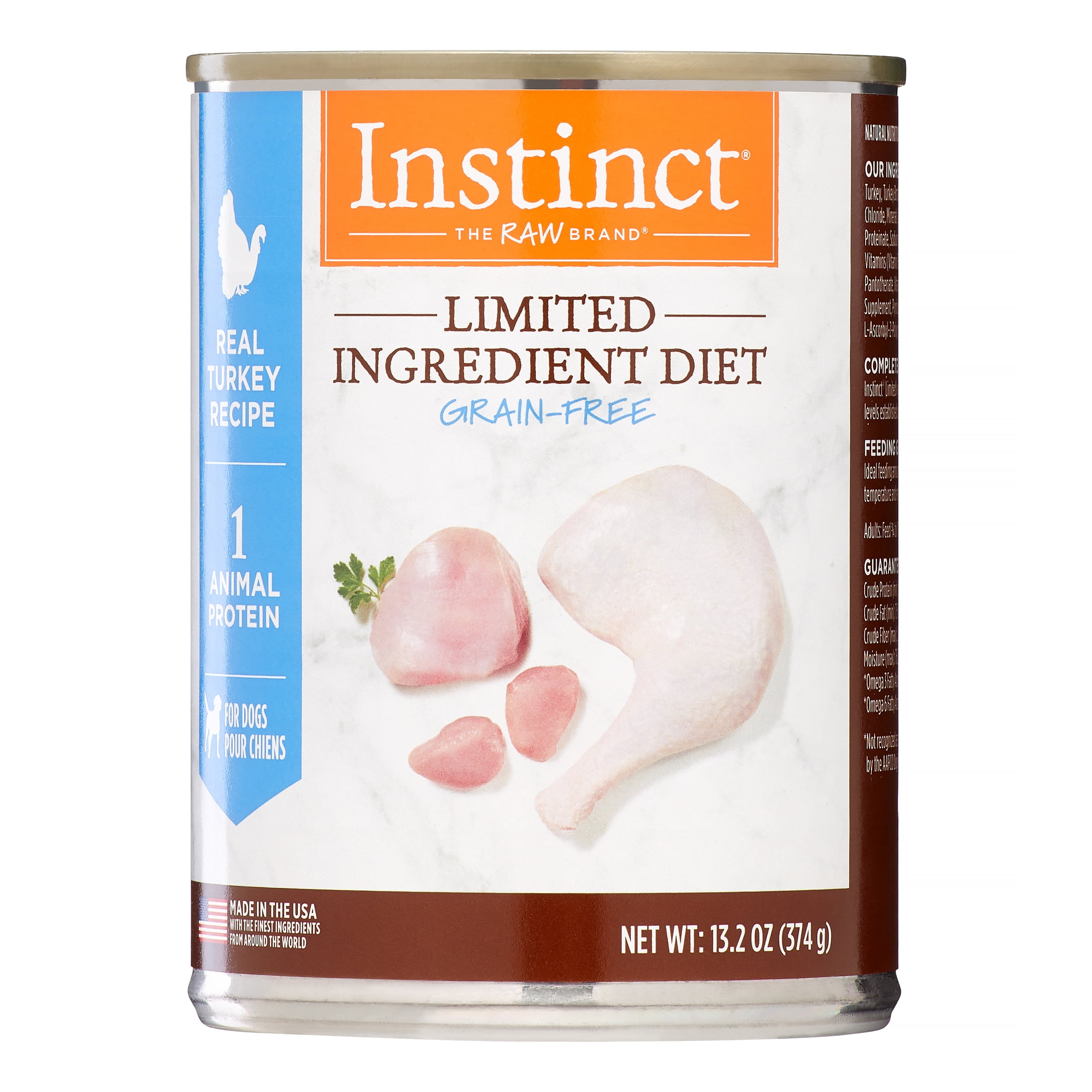 Instinct Limited Ingredient Diet GrainFree Real Turkey Recipe Natural