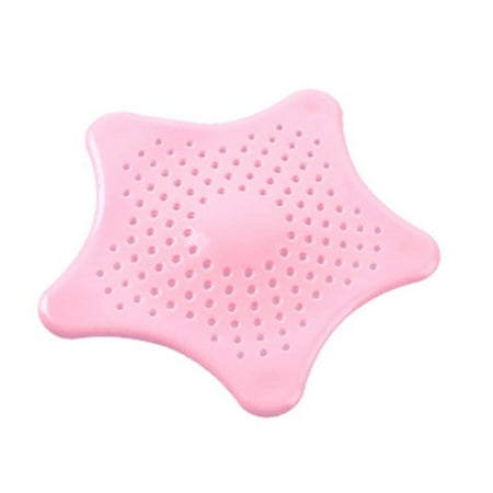 

Bathroom Toilet Hair Silicone Sucker Kitchen Sink Bathroom Sewer Pentagram Anti-blocking Sink Bathroom Accessories