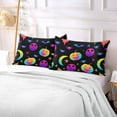 thumbnail image 7 of GZHJMY Happy Halloween Pillowcase Plush Pillowcase for Hair and Skin, Soft Standard Size Pillow Cases Zippered Queen Pillow Case Set of 1-20x40in Home Decor, 7 of 7