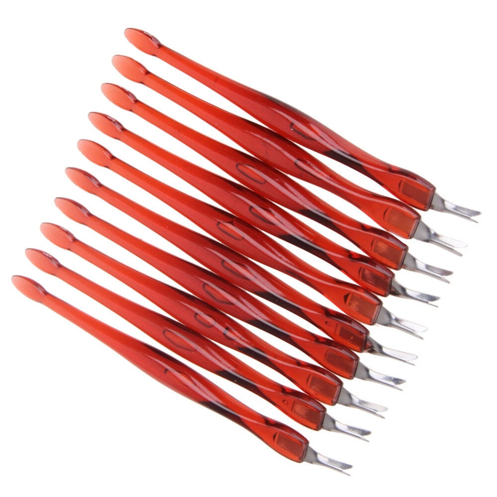10 Piece Professional Cuticle Pusher Trimmer Cutter Nipper Remover for Manicure