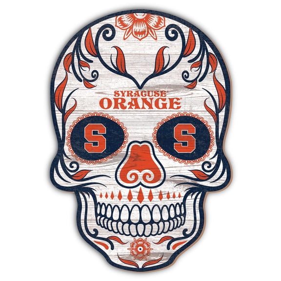 Syracuse Orange 12'' Sugar Skull Sign