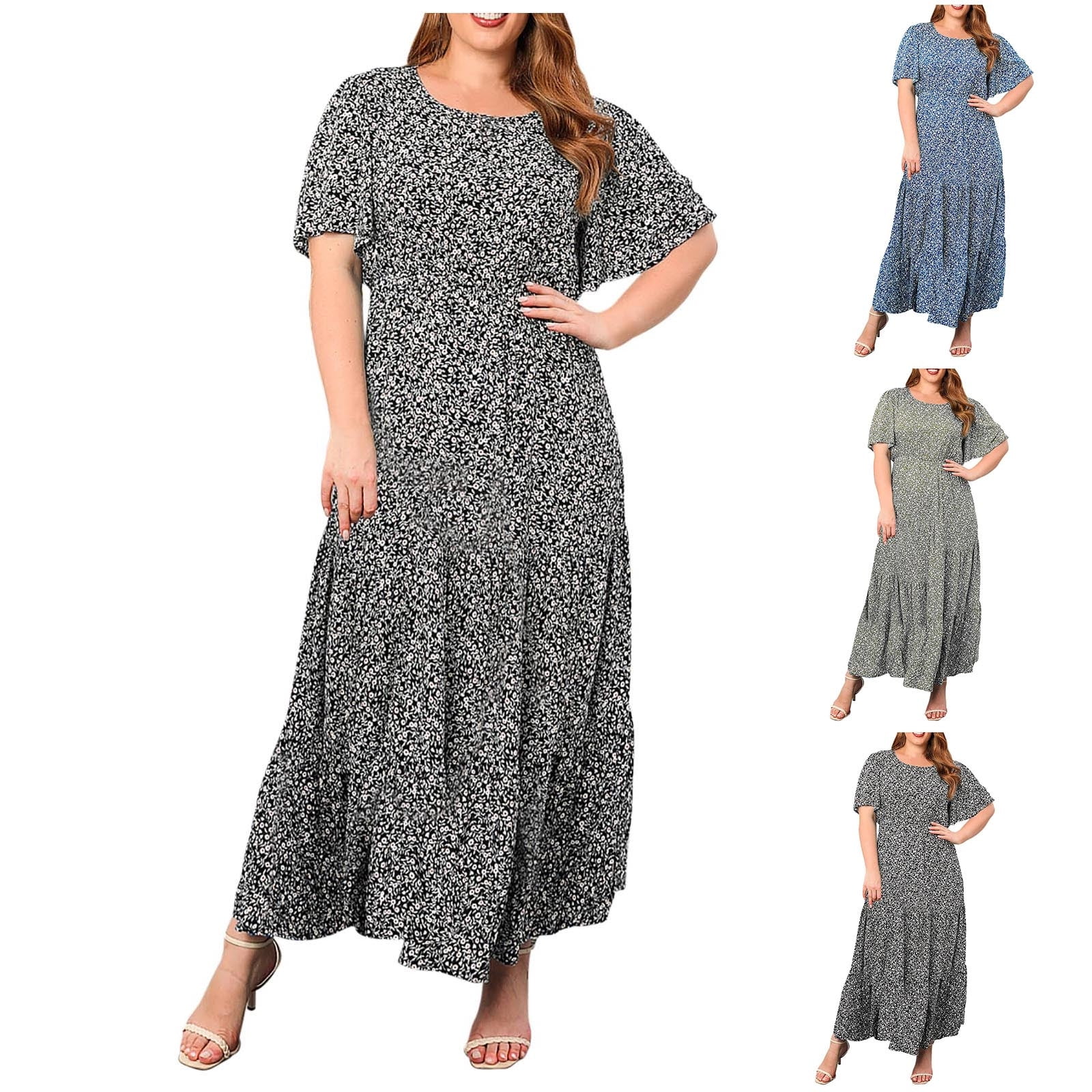 plus size rave dresses SHEIN SXY Spring Summer Sexy Party Music Festival Country Concert Seamless Hole Design High Neck Long Dress Plus Size Sexy Dress For Women Plus Size Women Off-Shoulder Short