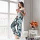 thumbnail image 5 of Balery Butterflies Skull Bows Pantalones de pijama para mujer, pijamas ultraligeros, pantalones de estar por casa-Small, 5 of 6