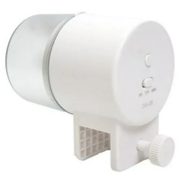 Alimentador automático para peces con temporizador inteligente y cantidad ajustable. Dispensador de alimento para acuario.