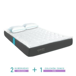Sognare Zones Colchon Tamano King Size Hipoalergenico y Lavable Material 100 Algodon y Memory Foam Tecnologia Gravity Adaptive Hipoalergenico Sognare king Walmart en linea