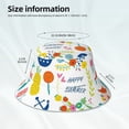 thumbnail image 3 of Rocae Summer Animal for reflective Bucket Hat for Men Women Summer Beach Travel Summer Cap, 3 of 6