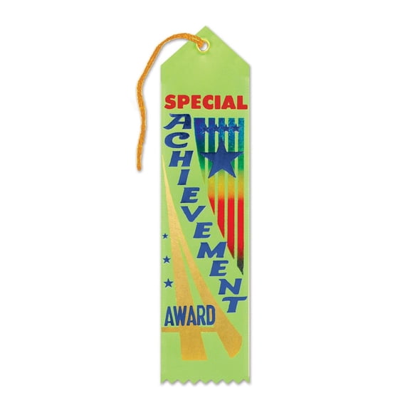 6 Pack Bulk Special Achievement Award Ribbon