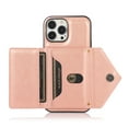 thumbnail image 7 of Phone Case for iPhone 14 Pro Max Wallet Cover with Wrist Crossbody Strap Lanyard Credit Shoulder Card Holder Slot Stand Leather Back Magnetic Flip Cell Accessories For iPhone 14 Pro Max, Pink, 7 of 7