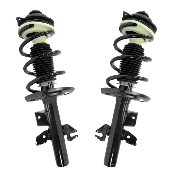 Detroit Axle - 2 Front Struts for 2015 2016 2017 Chrysler 200 [Excludes 2.4L], Quick Complete Struts with Coil Spring Assembly Replacement Suspension