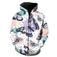 thumbnail image 1 of Sudadera con capucha y cremallera con estampado 3D estilo hip hop para hombre y mujer, primavera y otoño, con diseño de mariposas y dibujos animados, ropa urbana juvenil, talla 4XL, 1 of 6